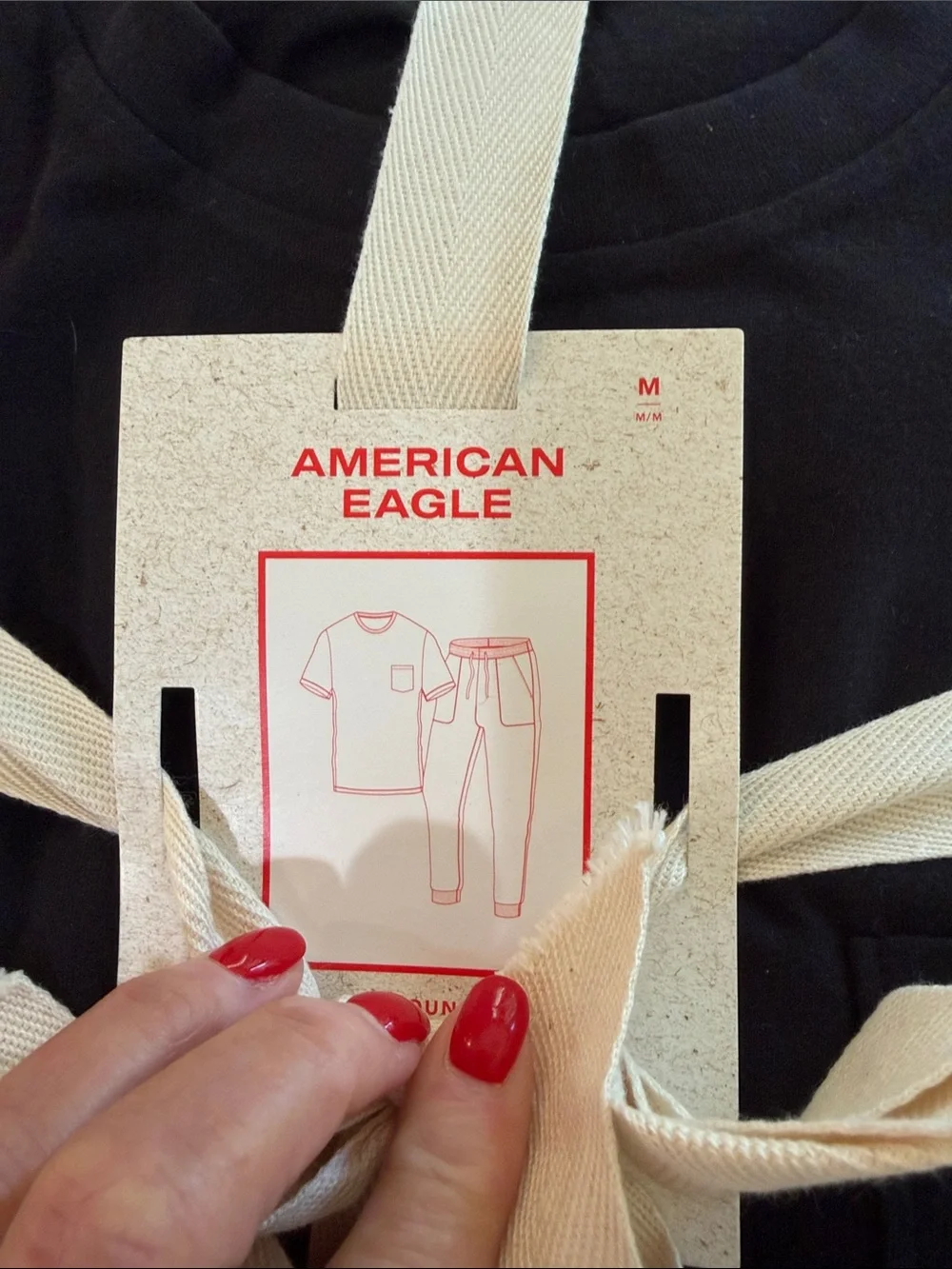 American Eagle Outfitters soft black
